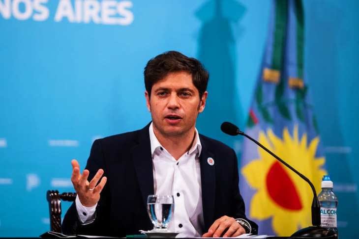 Axel Kicillof en conferencia