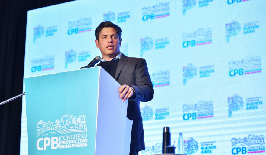 Axel Kicillof clausuró el Congreso Productivo y rechazó el ajuste de Milei en vísperas electorales