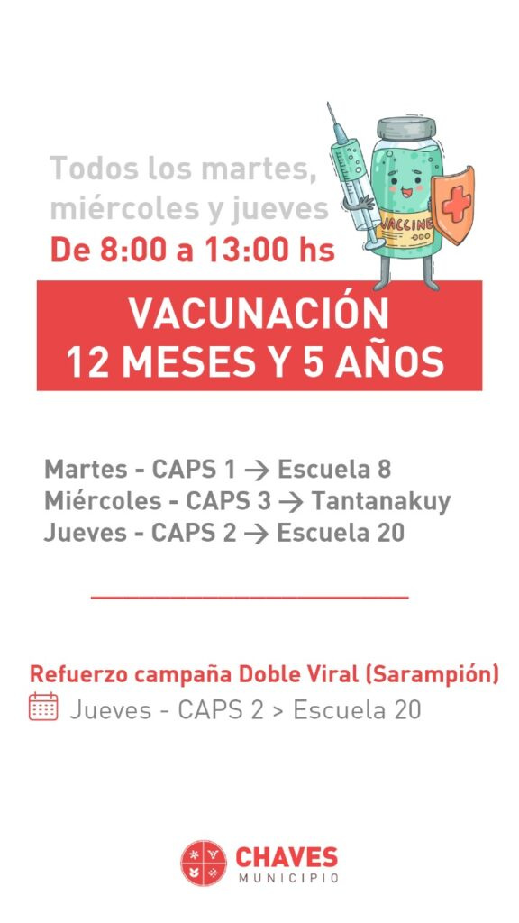 Campaña de vacunación contra el sarampión