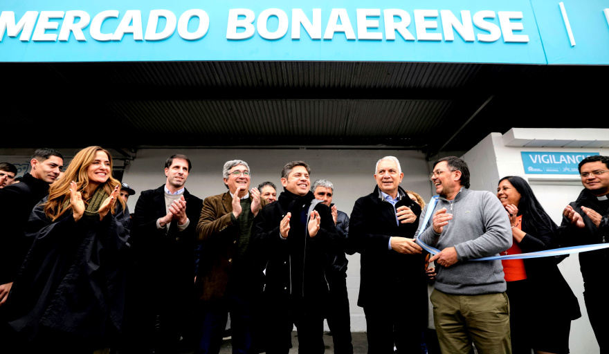 Kicillof inaugura Mercado Bonaerense y destaca compromiso con ciencia y educación en La Plata