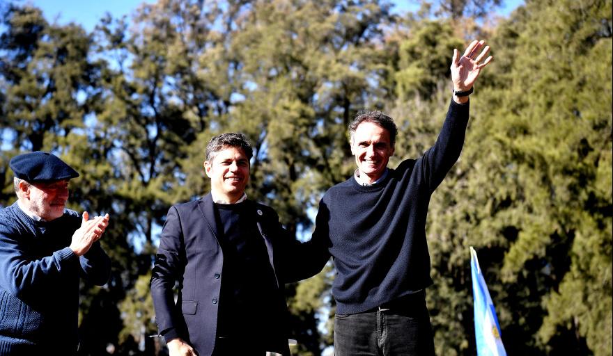 Kicillof y Katopodis inauguran obras clave y lanzan campaña electoral en Marcos Paz
