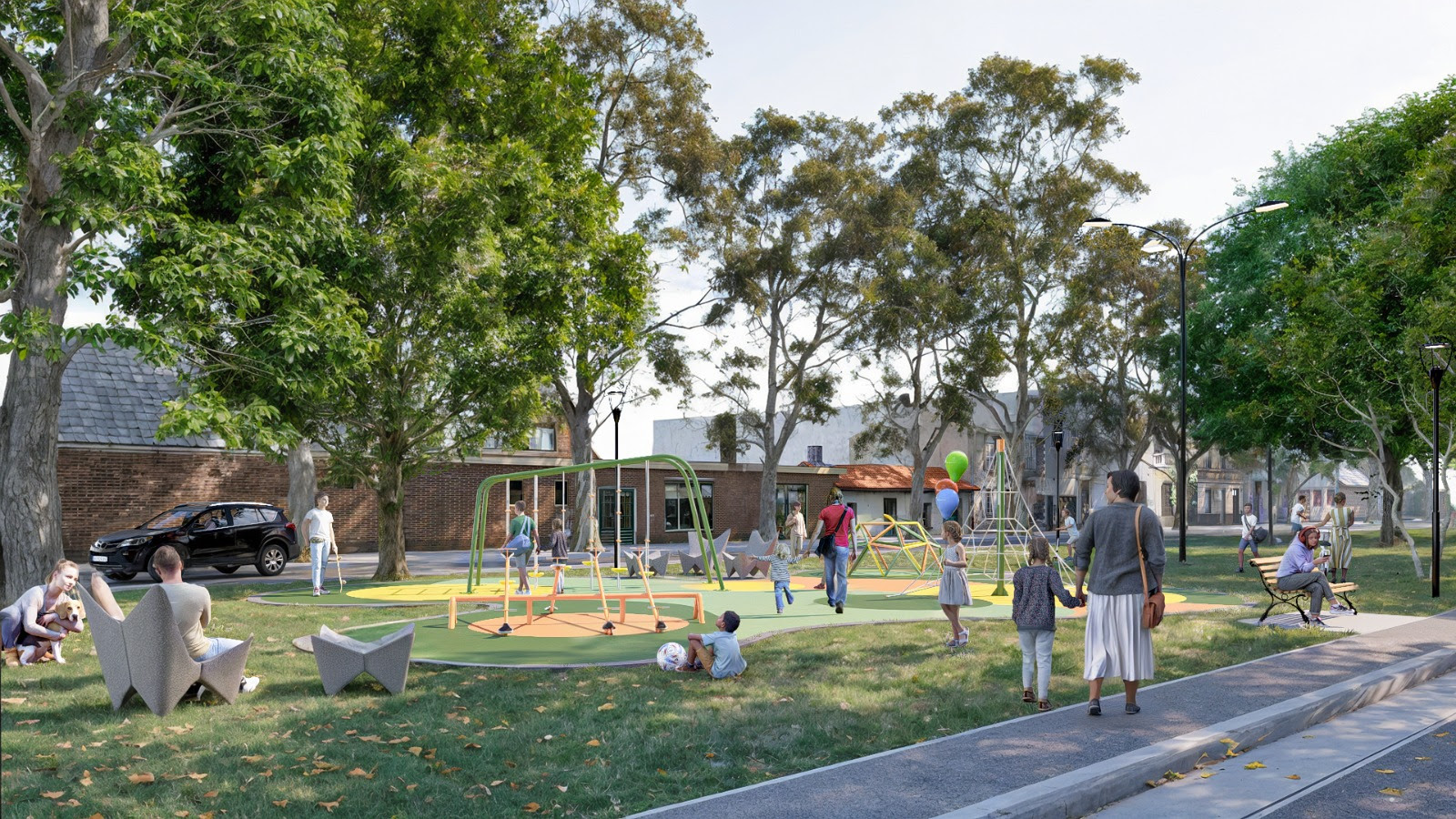 Comienzan las obras de la Plaza República del Perú en La Plata