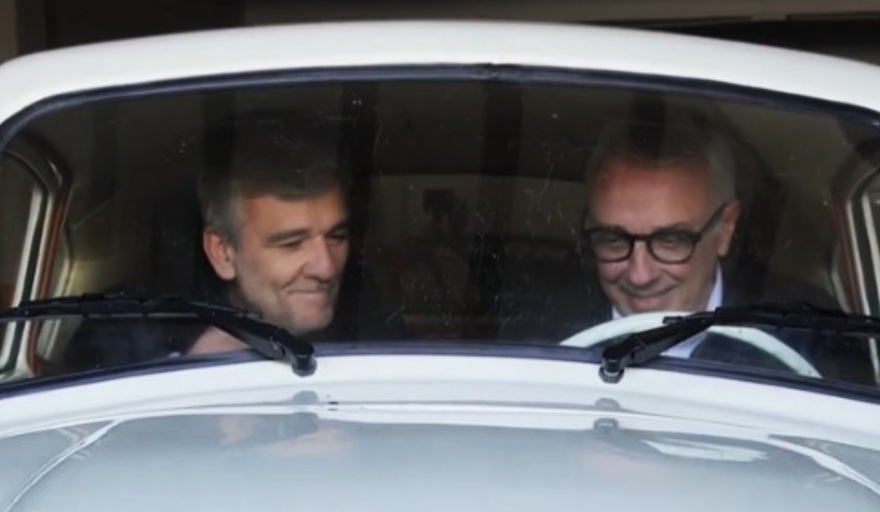 Zamora y Zabaleta presentan un spot que critica al peronismo con la metáfora de un auto antiguo