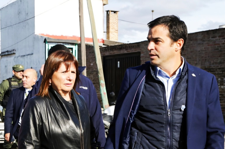 Ramón Lanús junto a Patricia Bullrich
