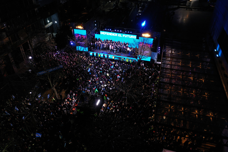 Kicillof en acto electoral
