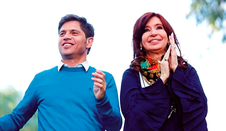 Axel Kicillof en acto electoral