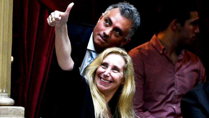 Javier y Karina Milei