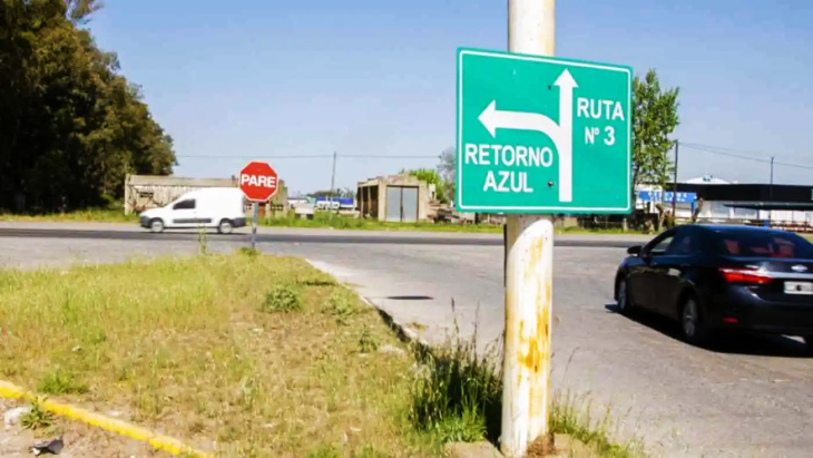 Calzada en mal estado en Ruta 3